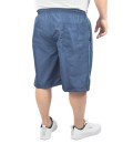 Bermuda Plus Size Tactel Com Elastano G6 Extra Grande Azul Marinho Butu Biru